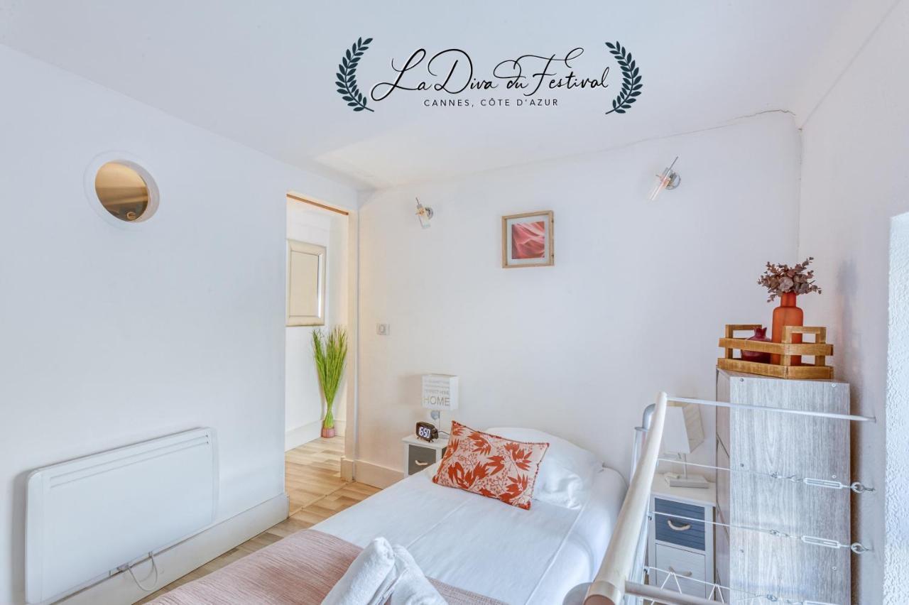 La Diva Du Festival - 10 Mn A Pied Palais & Plages - Cosy & Calme - Clim - Wifi Cannes Exterior photo