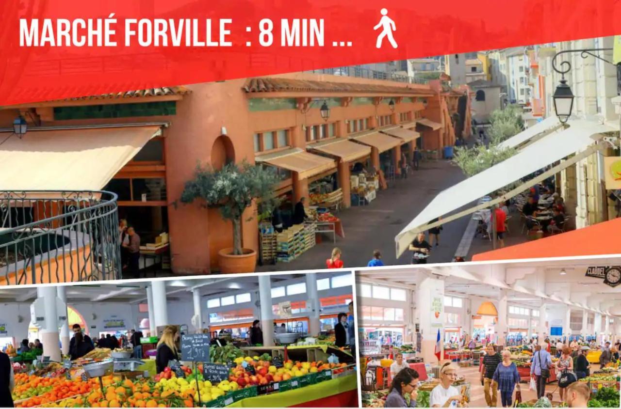La Diva Du Festival - 10 Mn A Pied Palais & Plages - Cosy & Calme - Clim - Wifi Cannes Exterior photo