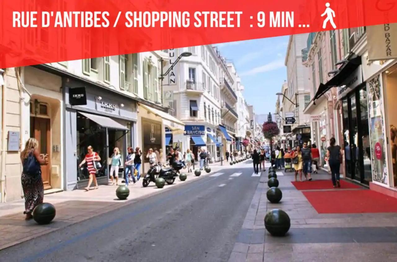 La Diva Du Festival - 10 Mn A Pied Palais & Plages - Cosy & Calme - Clim - Wifi Cannes Exterior photo