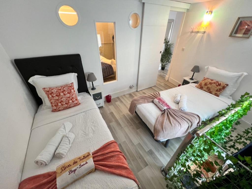 La Diva Du Festival - 10 Mn A Pied Palais & Plages - Cosy & Calme - Clim - Wifi Cannes Exterior photo